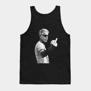 Anthony Bourdain Best Seller Middle Finger Tank Top
